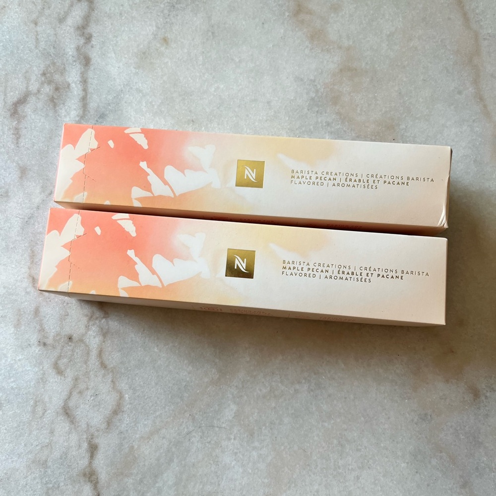 Nespresso Maple Pecan Vertuo Pods 2 boxes